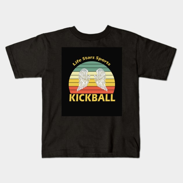 Sport Kickball Kids T-Shirt by My Artsam